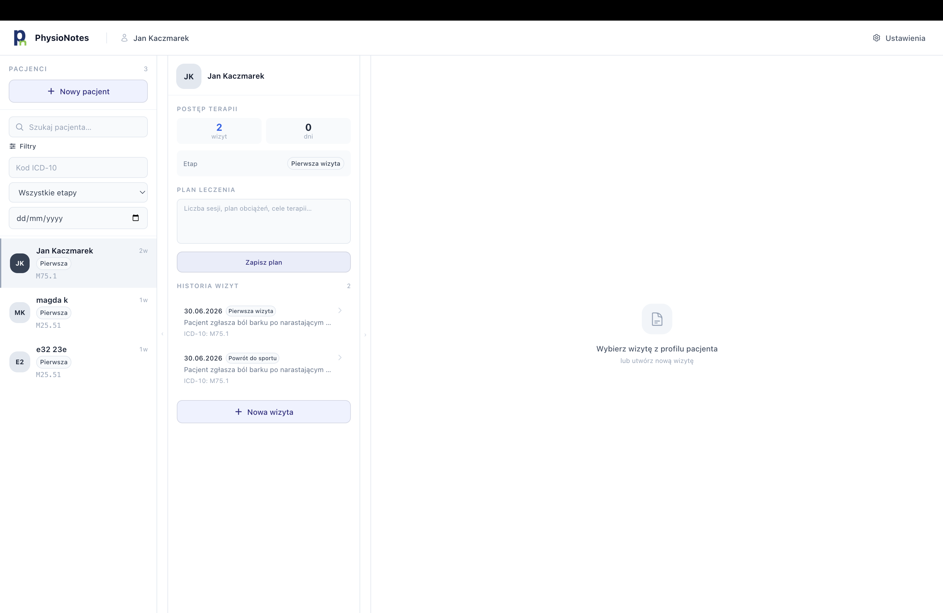 PhysioNotes screenshot 4